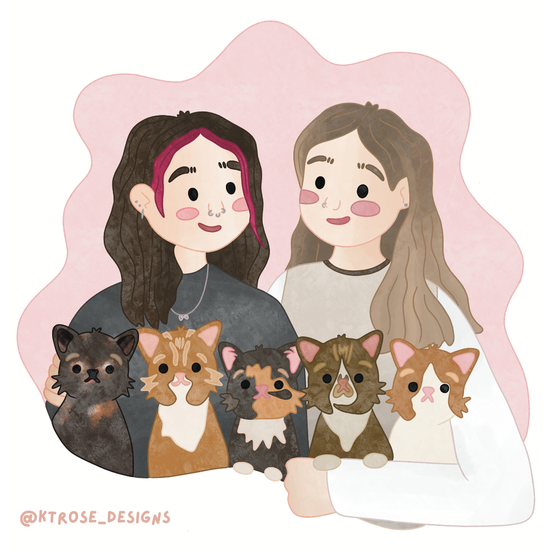 Personalised Couple Illustration