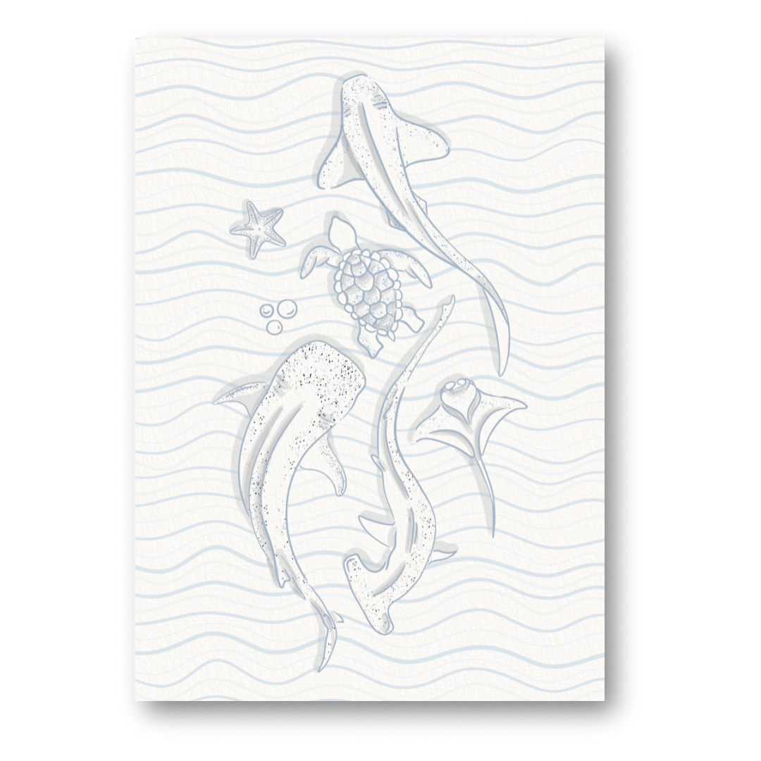 Just Keep Swimming | Art Print - KtRose Designs