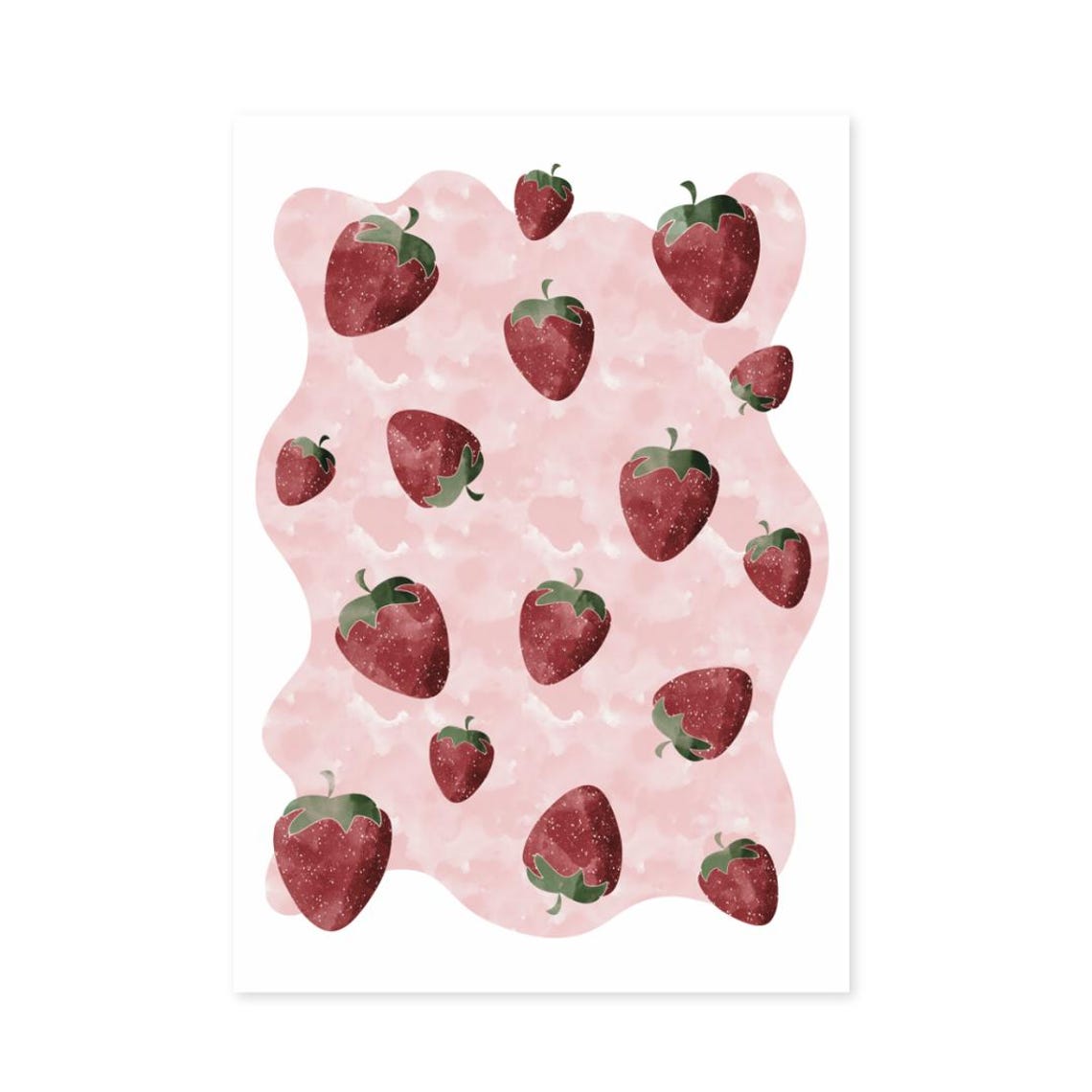 Strawberry Field | Art Print - KtRose Designs
