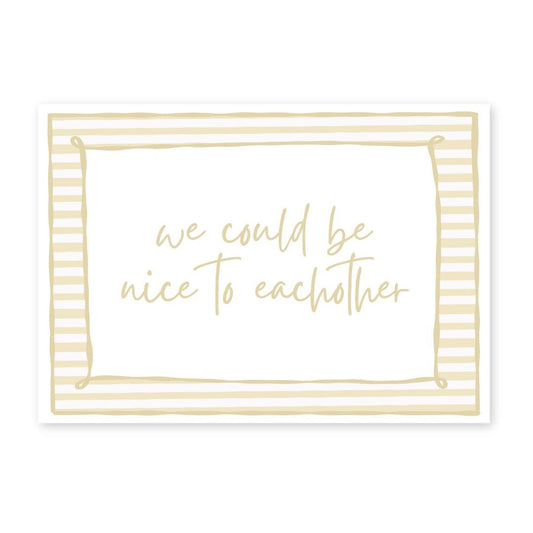 Nice To Eachother - Olivia Dean - KtRose Designs