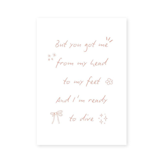 Dive - Olivia Dean - KtRose Designs