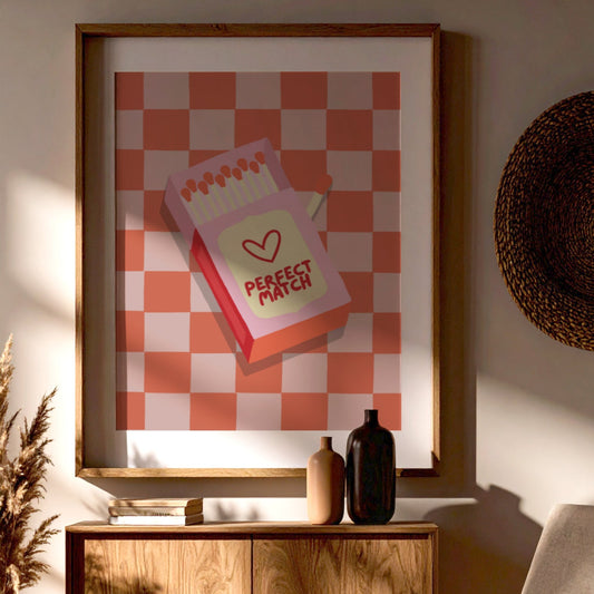 Perfect Match | Art Print - KtRose Designs