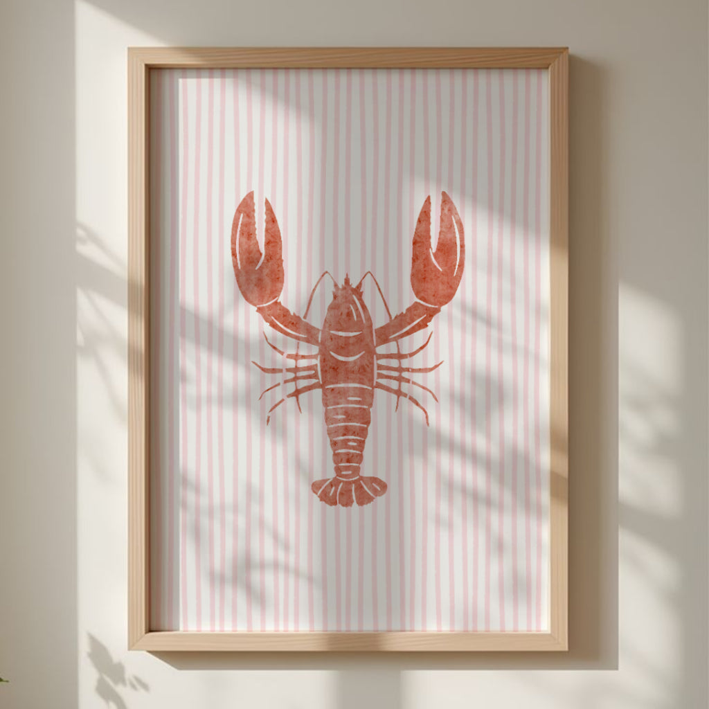 Striped & Shelled | Art Print - KtRose Designs