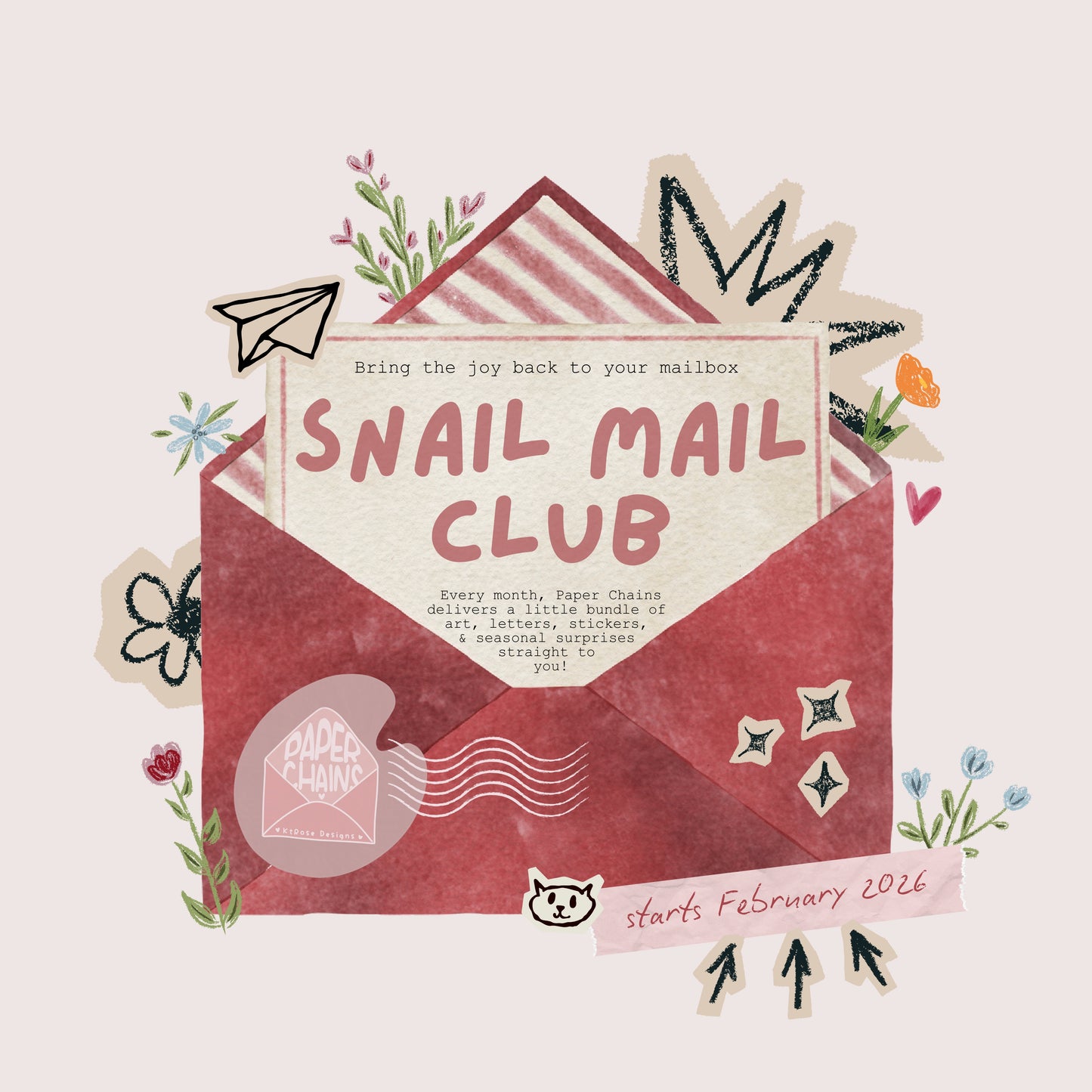 Paper Chains - A Monthly Post of Joy - KtRose Designs