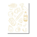 Italian Dinner Party | Art Print - KtRose Designs
