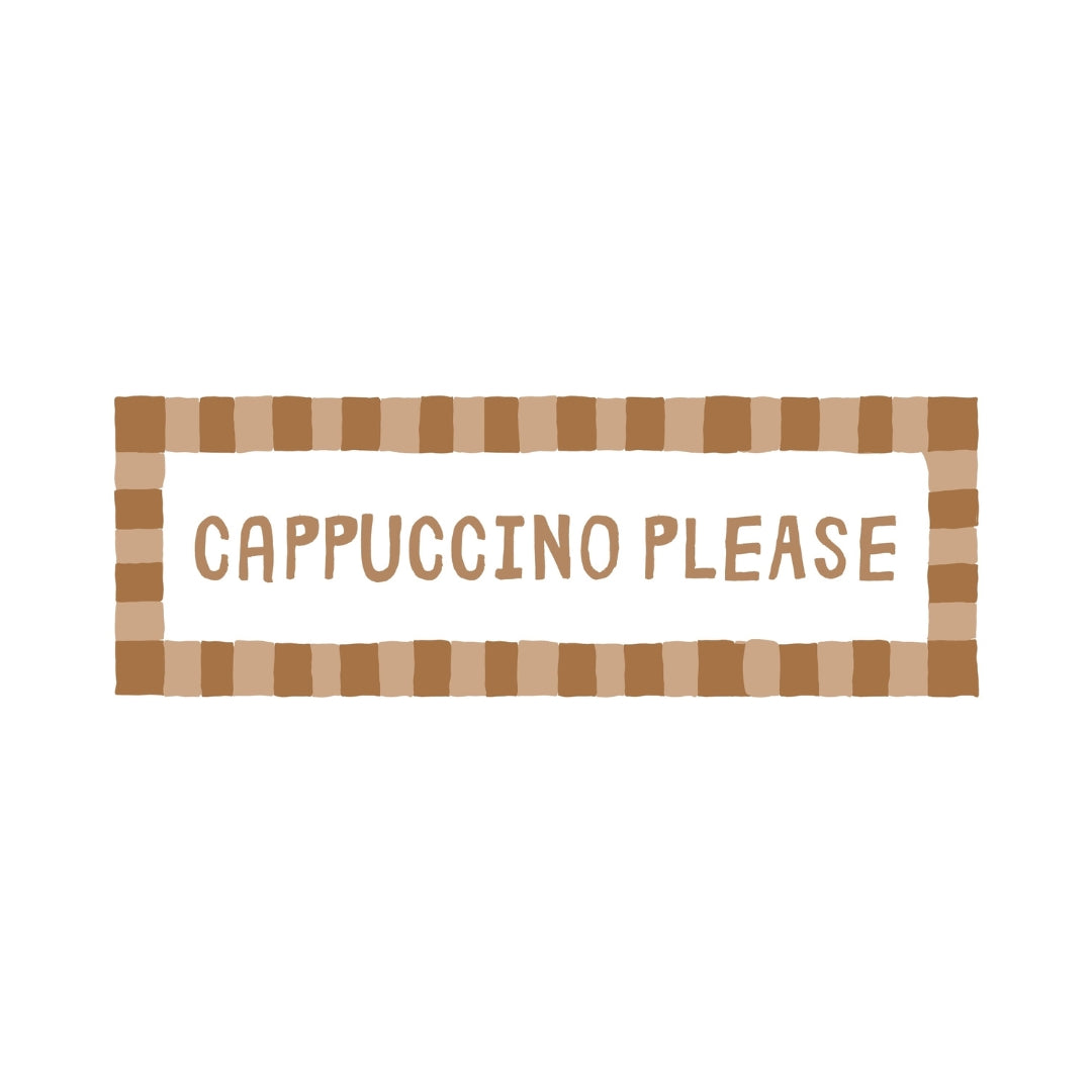 Cappuccino Please | Slimline Art Print - KtRose Designs
