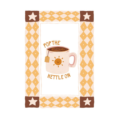 Pop The Kettle On | Art Print - KtRose Designs