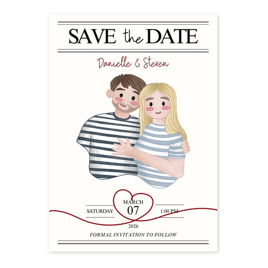 Newsflash Invite | Personalised Save The Date Invitations