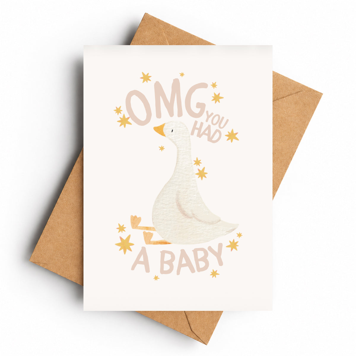 OMG You Had A Baby! | Greeting Card - KtRose Designs