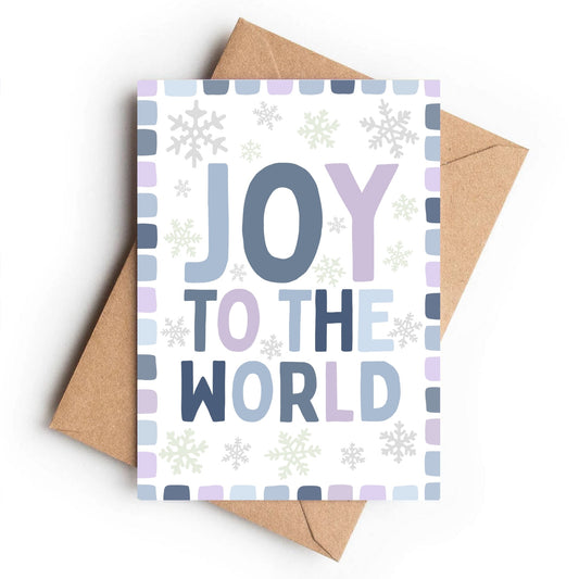 Christmas Card | Joyful Snowflakes