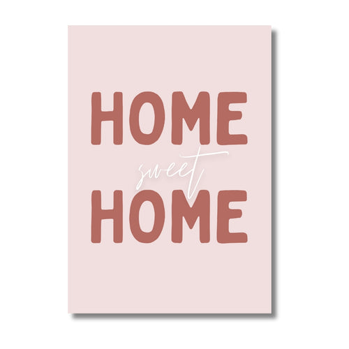 Blush Home Sweet Home | Art Print - KtRose Designs