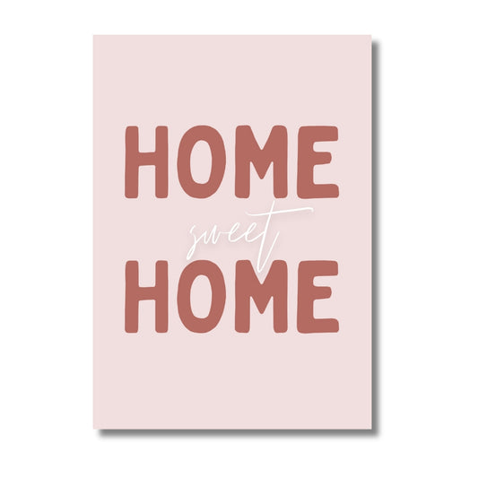 Blush Home Sweet Home | Art Print - KtRose Designs