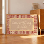 Willing & Able - Noah Kahan | Art Print - KtRose Designs