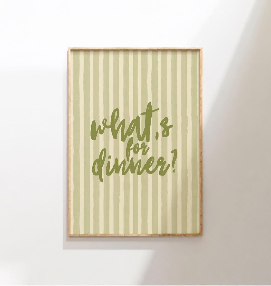 What's for Dinner? | Art Print - KtRose Designs