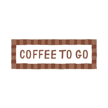 Coffee To Go | Slimline Art Print - KtRose Designs