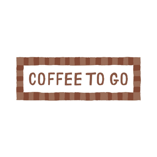 Coffee To Go | Slimline Art Print - KtRose Designs