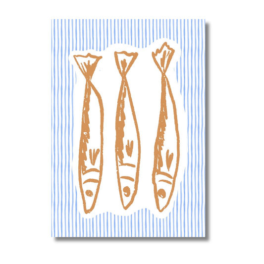 Three Little Fish | Art Print - KtRose Designs