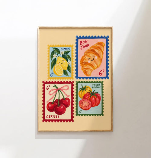A Little Taste of France | Art Print - KtRose Designs