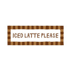 Iced Latte Please | Slimline Art Print - KtRose Designs
