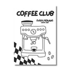 Mono Coffee Club | Art Print - KtRose Designs