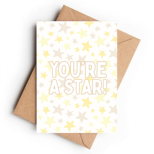 Thank You Card | You’re a Star! - KtRose Designs