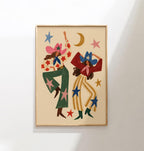 Dancing Cowgirl | Art Print - KtRose Designs