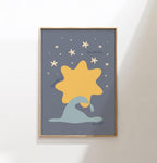 The Stars, Sun & Sea | Art Print - KtRose Designs