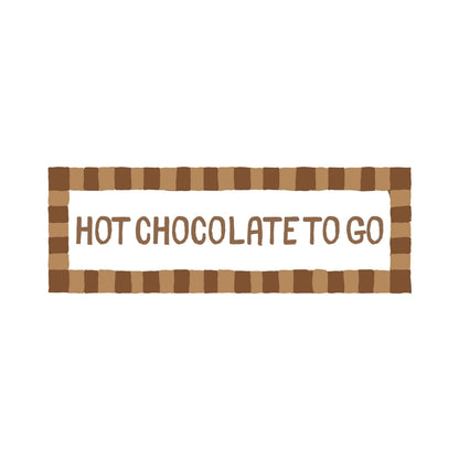 Hot Chocolate To Go | Slimline Art Print - KtRose Designs