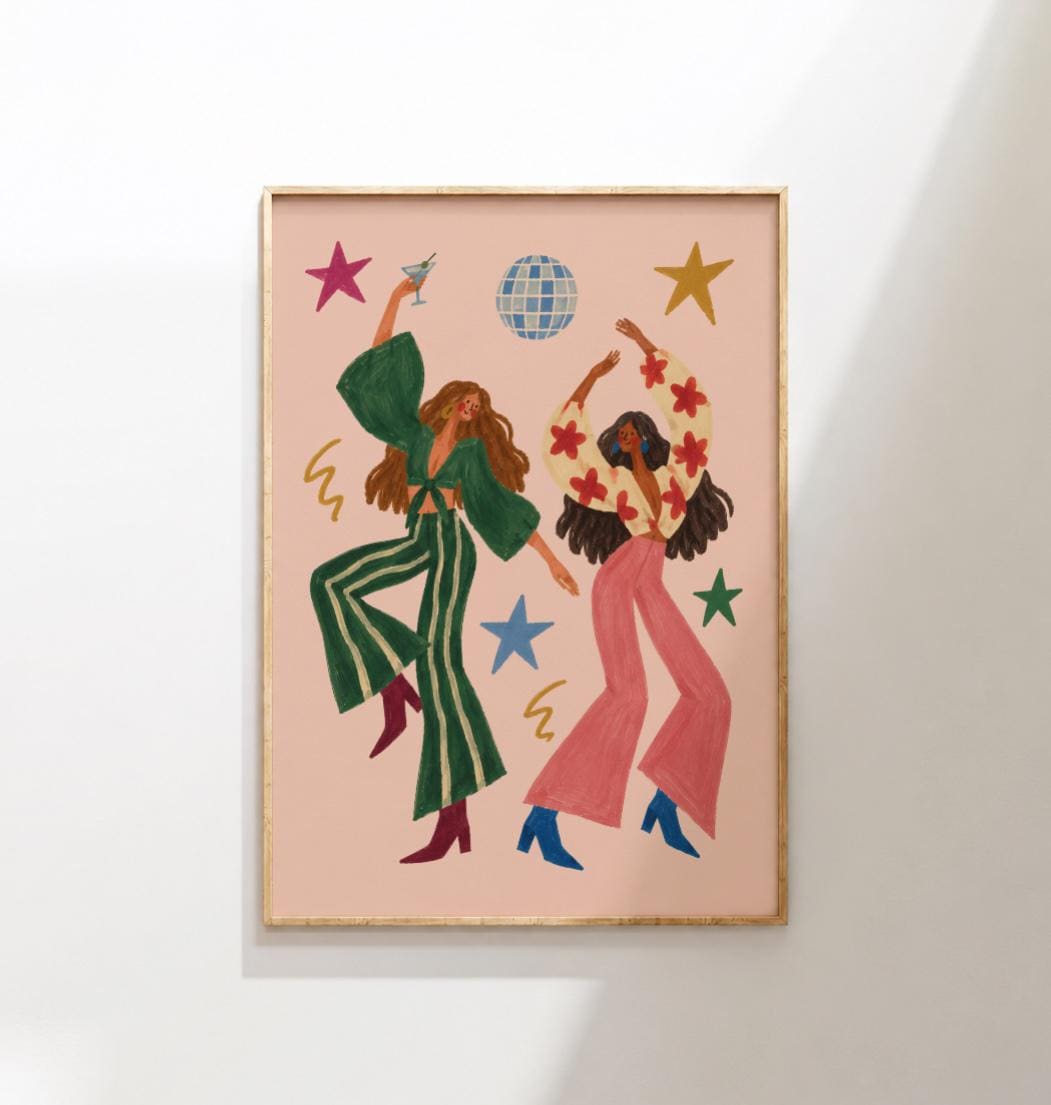 Dancing Queens | Art Print - KtRose Designs