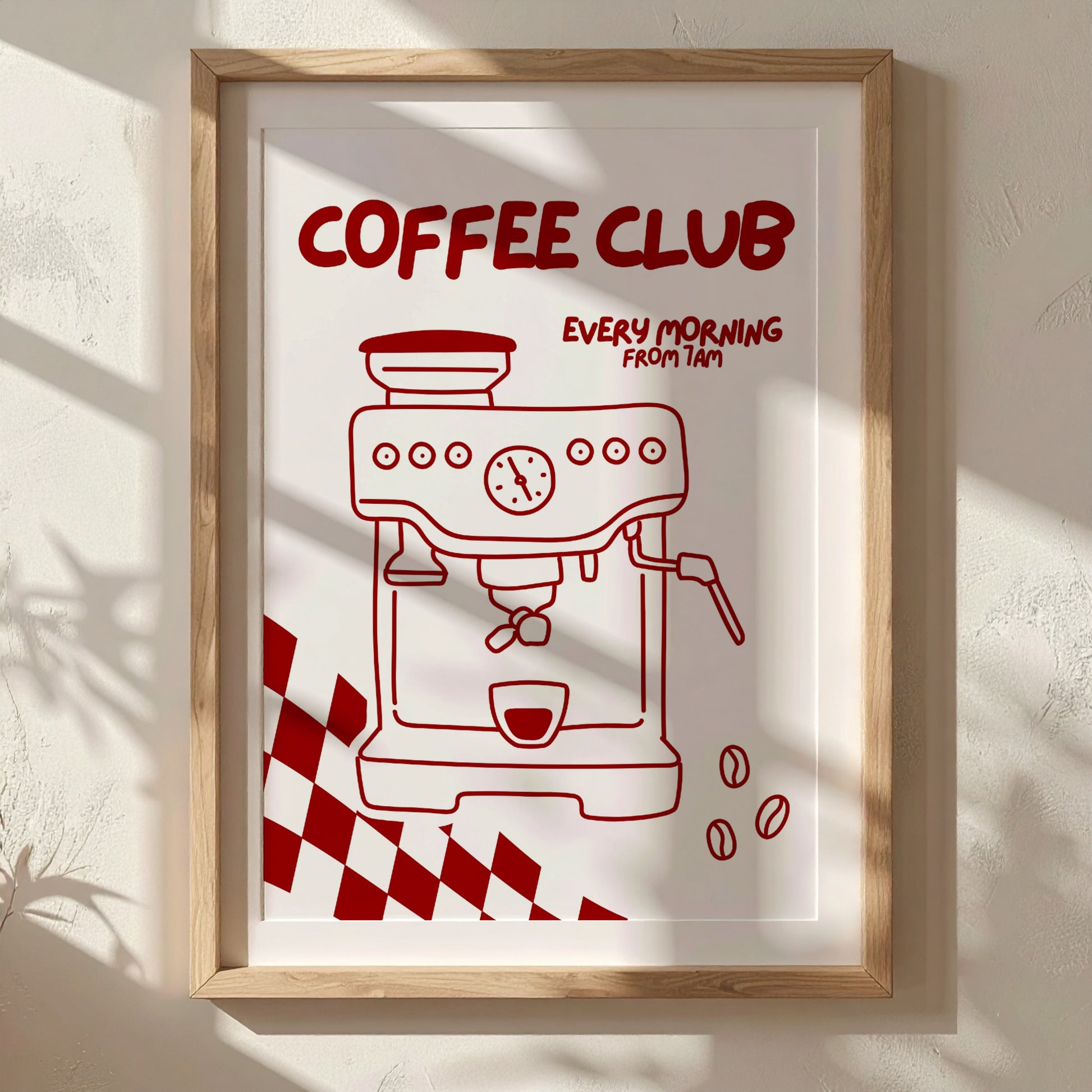Rouge Coffee Club | Art Print - KtRose Designs