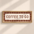 Coffee To Go | Slimline Art Print - KtRose Designs