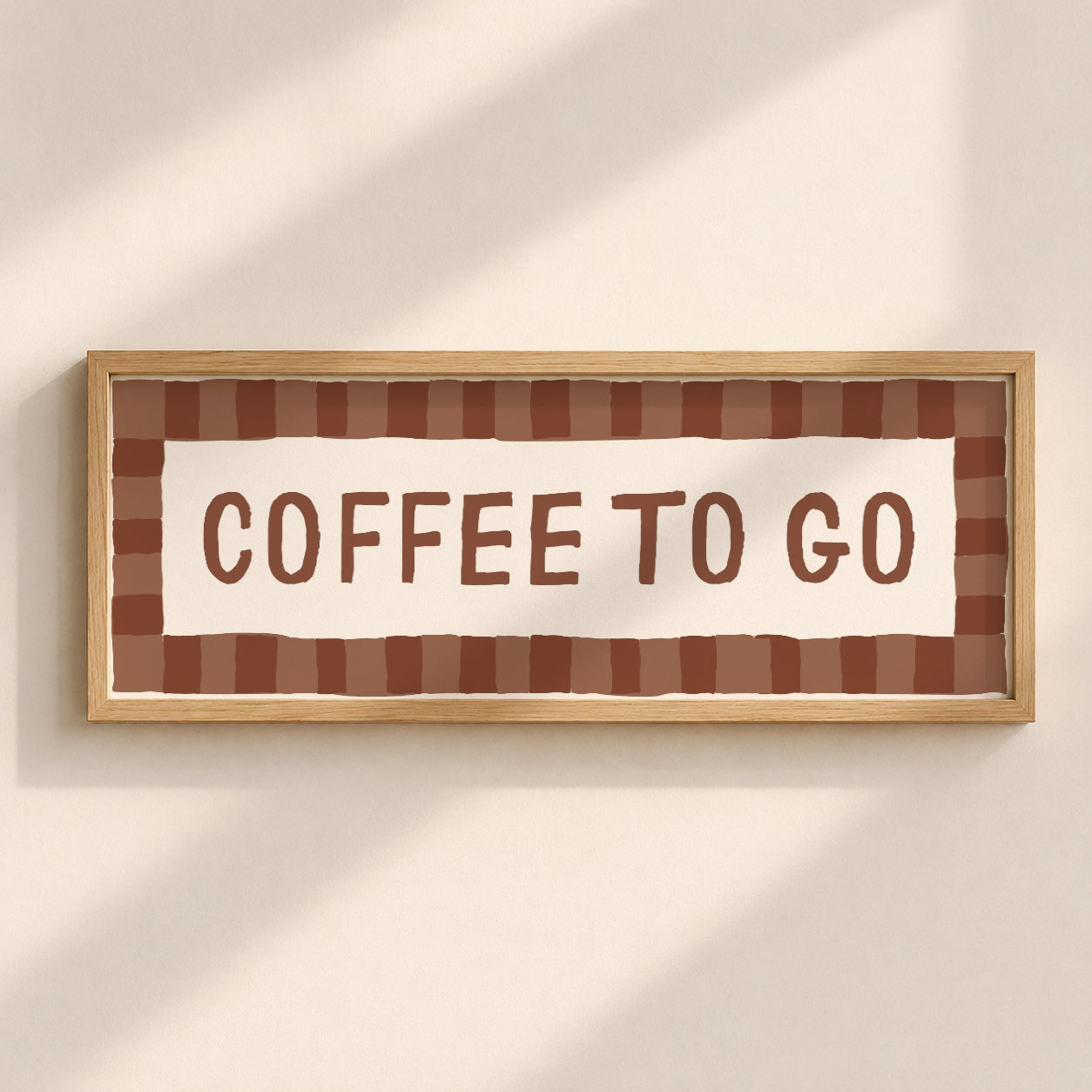 Coffee To Go | Slimline Art Print - KtRose Designs