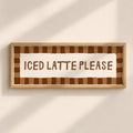Iced Latte Please | Slimline Art Print - KtRose Designs