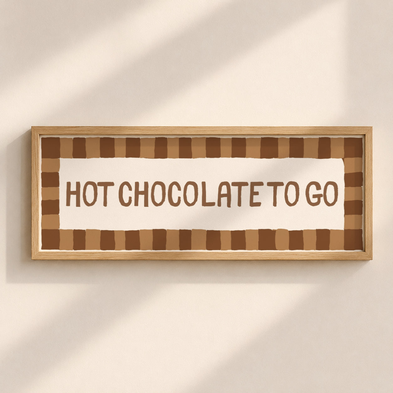 Hot Chocolate To Go | Slimline Art Print - KtRose Designs