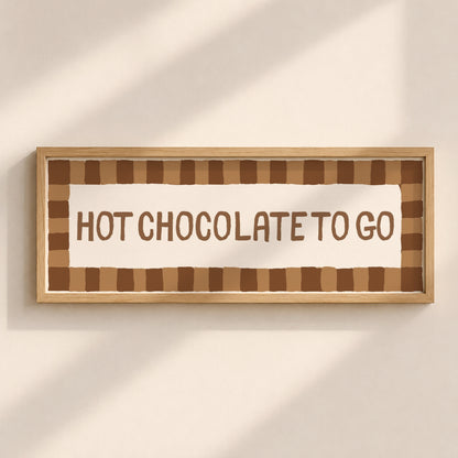 Hot Chocolate To Go | Slimline Art Print - KtRose Designs