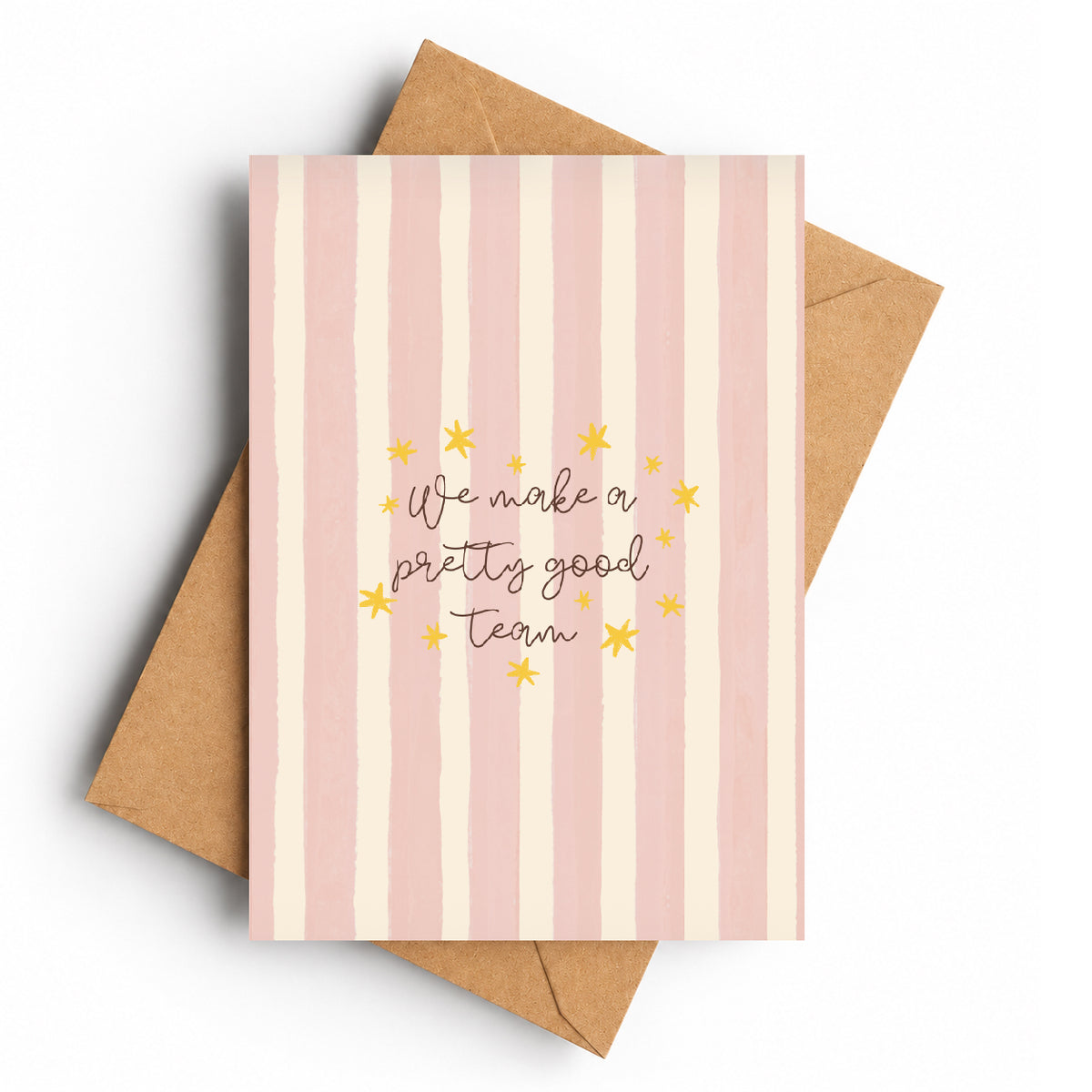 We Make A Good Team | Greeting Card - KtRose Designs