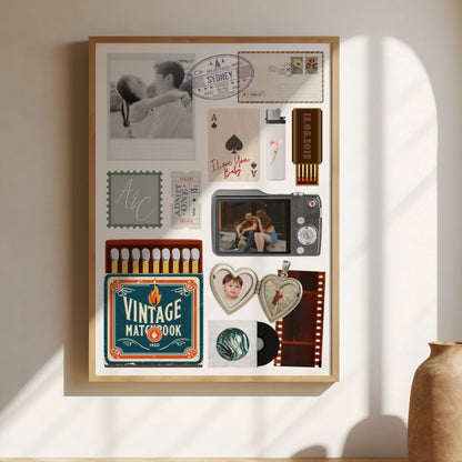 Personalised Matchbox Art Print - KtRose Designs