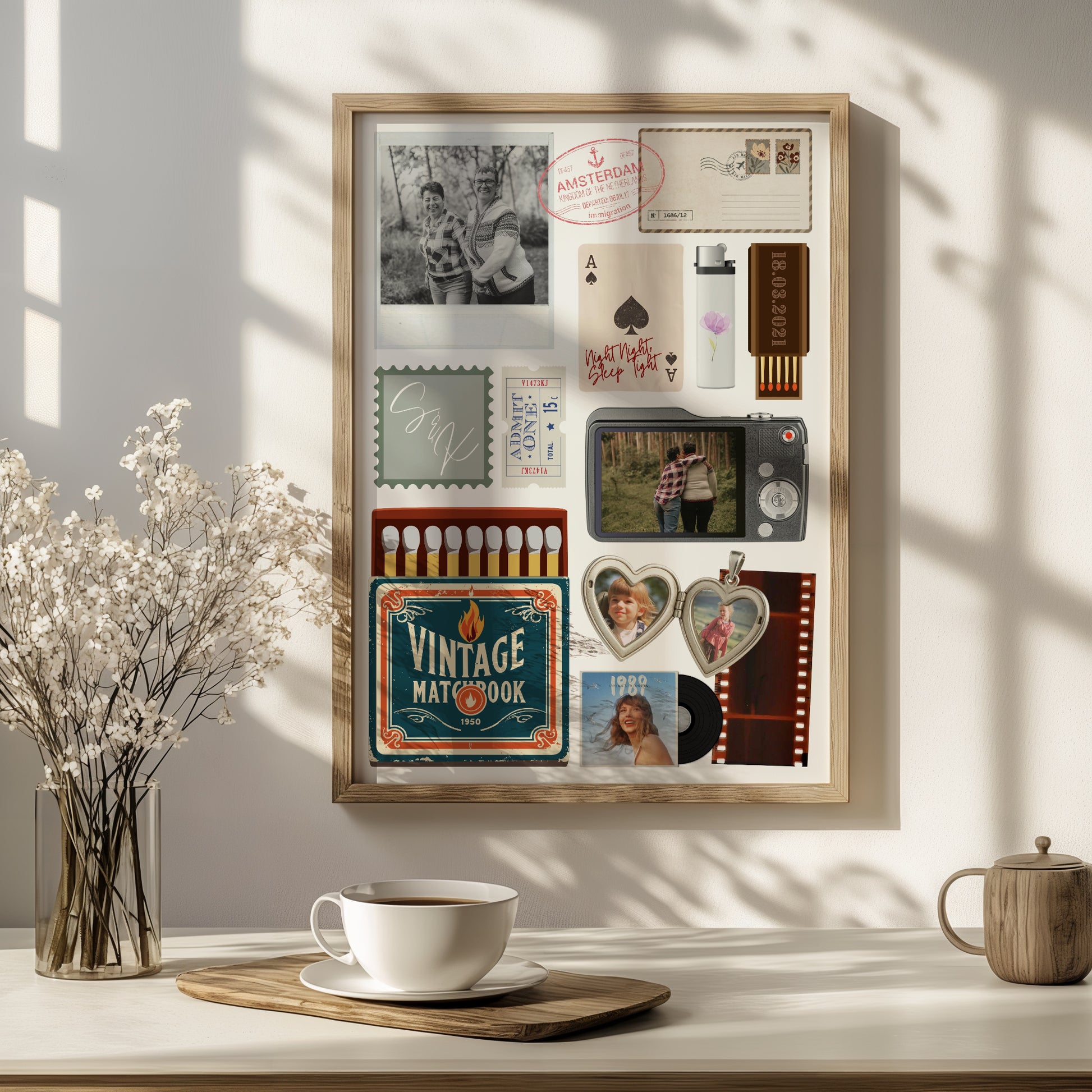 Personalised Matchbox Art Print - KtRose Designs