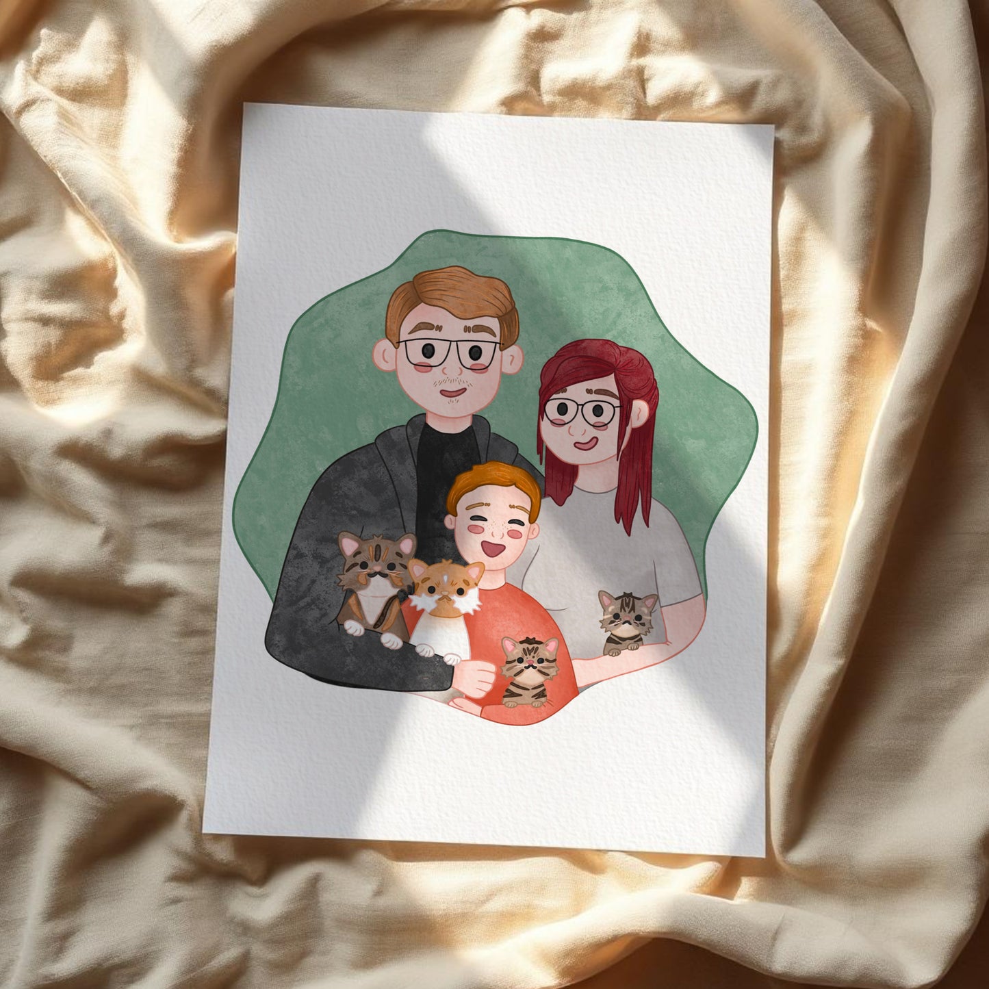 Personalised Couple / Family Illustration