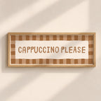 Cappuccino Please | Slimline Art Print - KtRose Designs