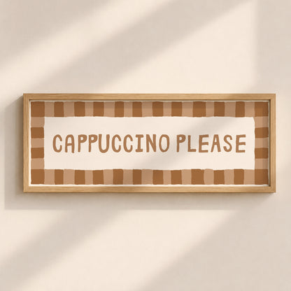 Cappuccino Please | Slimline Art Print - KtRose Designs