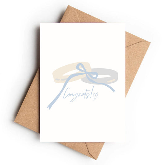 Congratulations Card | Tied With Love - KtRose Designs