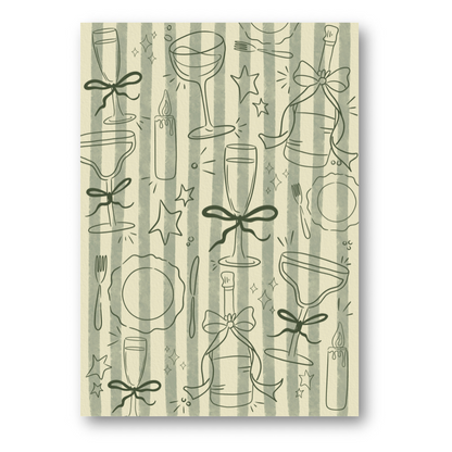 Bubbles & Bows | Art Print - KtRose Designs