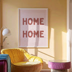 Blush Home Sweet Home | Art Print - KtRose Designs