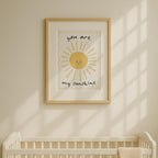 You Are My Sunshine | Art Print - KtRose Designs