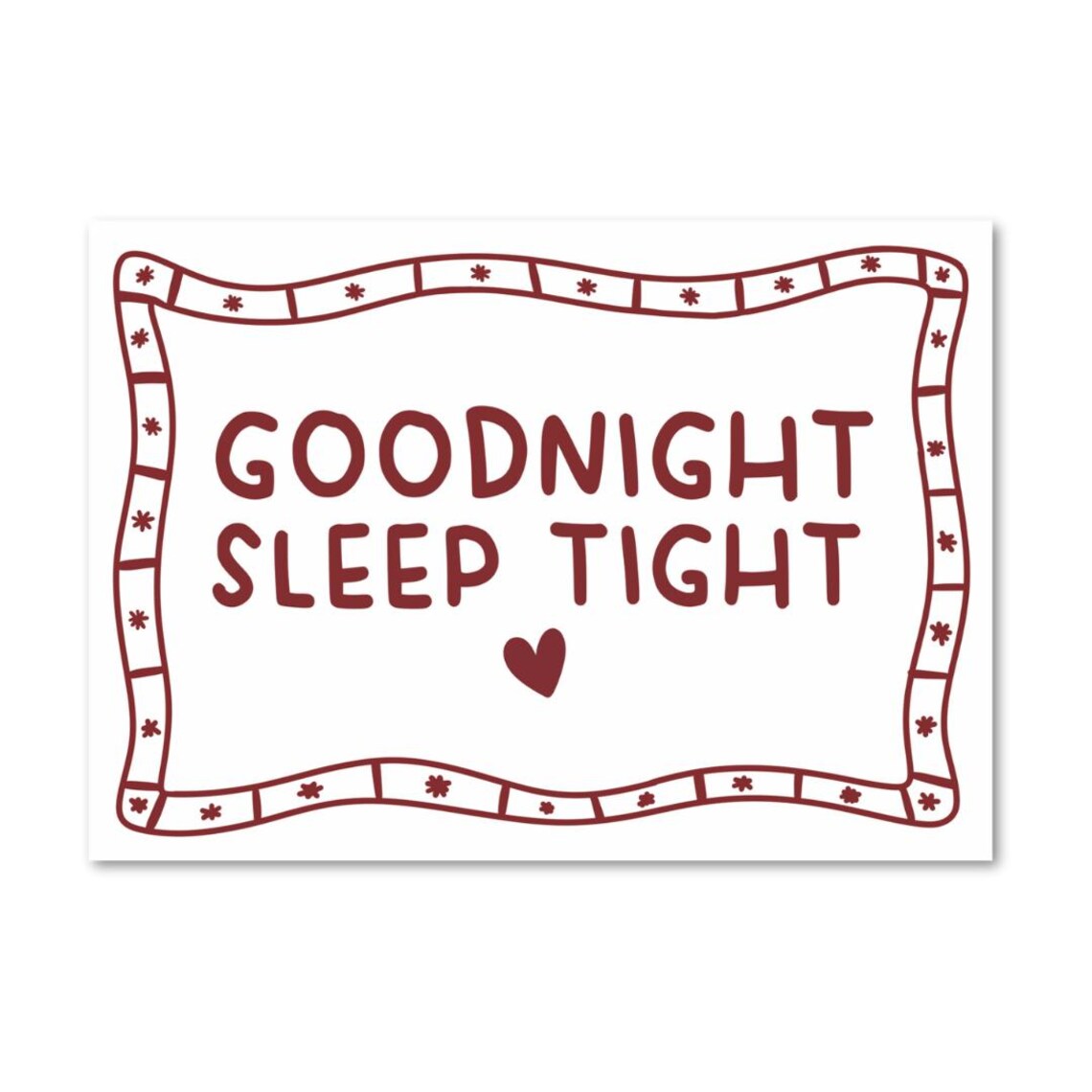 Goodnight, Sleep Tight | Art Print - KtRose Designs