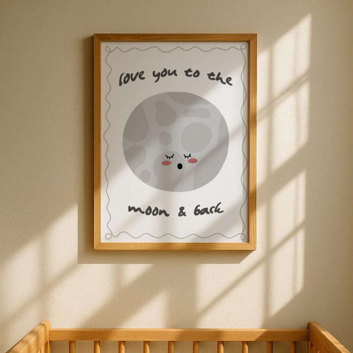 Love You To The Moon & Back | Art Print - KtRose Designs