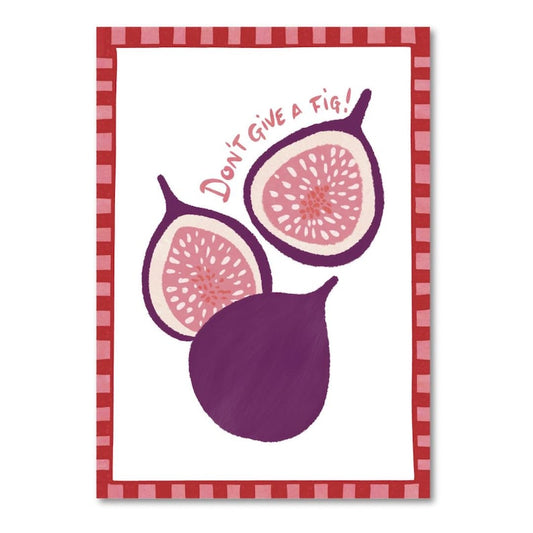 Don't Give A Fig | Art Print - KtRose Designs