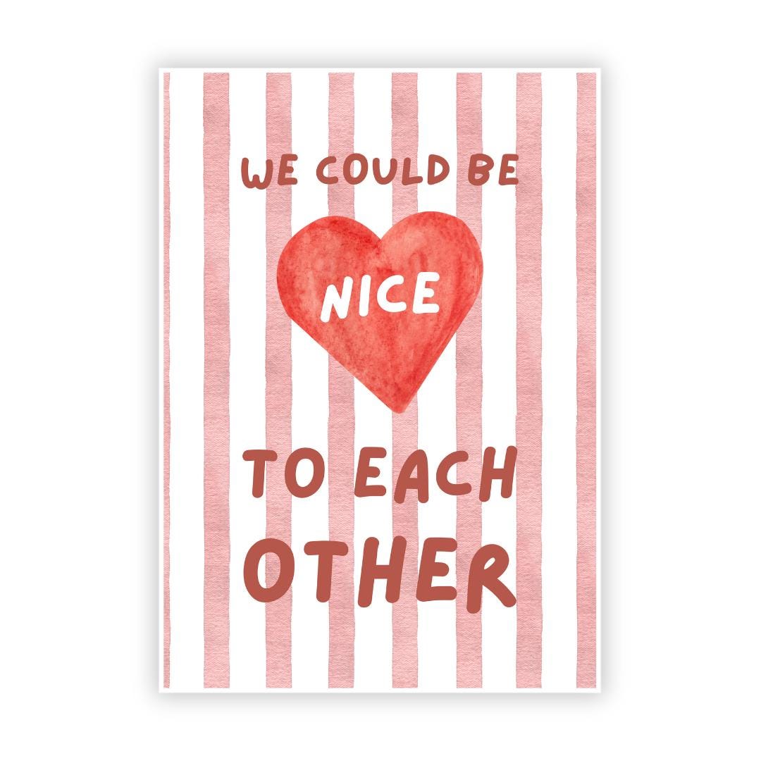 We Could Be Nice To Eachother - Olivia Dean - KtRose Designs
