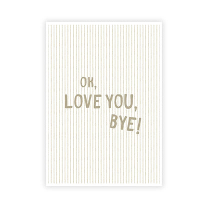 OK Love You Bye - Olivia Dean - KtRose Designs